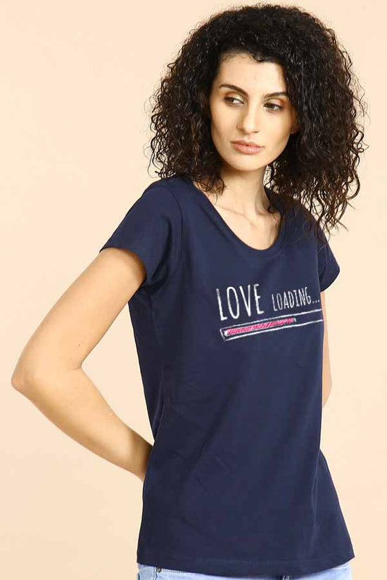Love Loading  Couple Tees for women