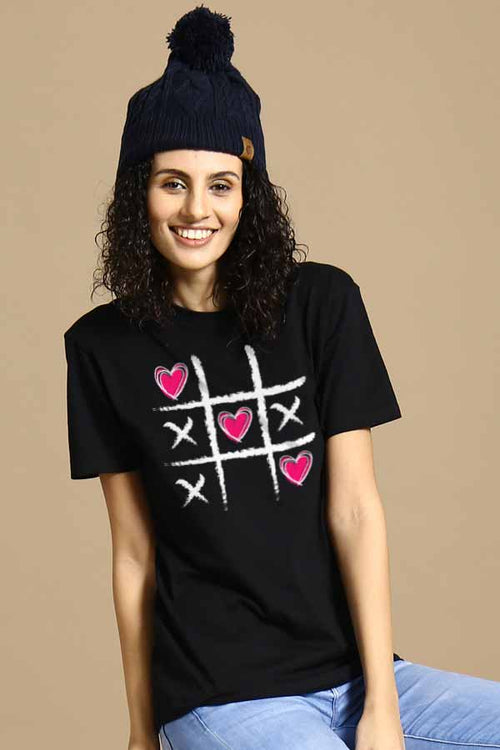 Tic Tac Toe Couple Tees for women