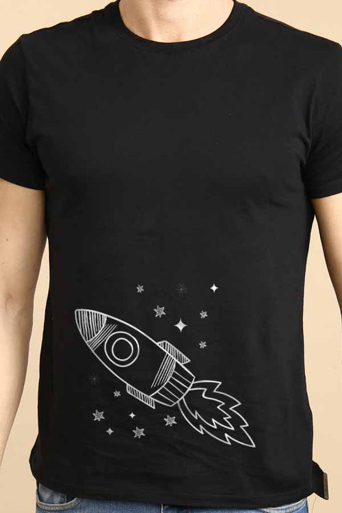 Space Art Couple Tees