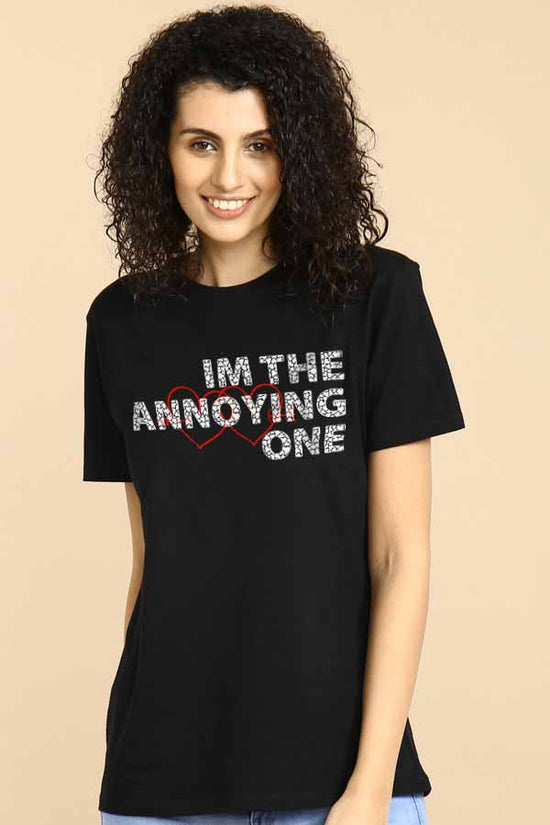 Mean One, Annoying One! Matching Couples Tees for women