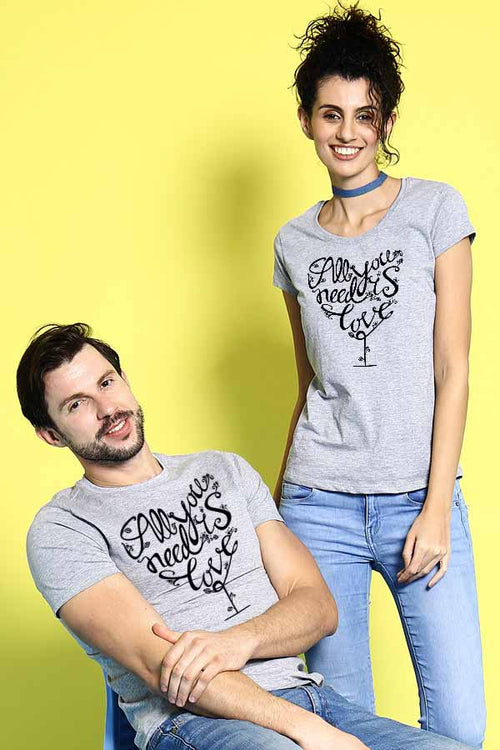 All You Need Is Love Couple Tees