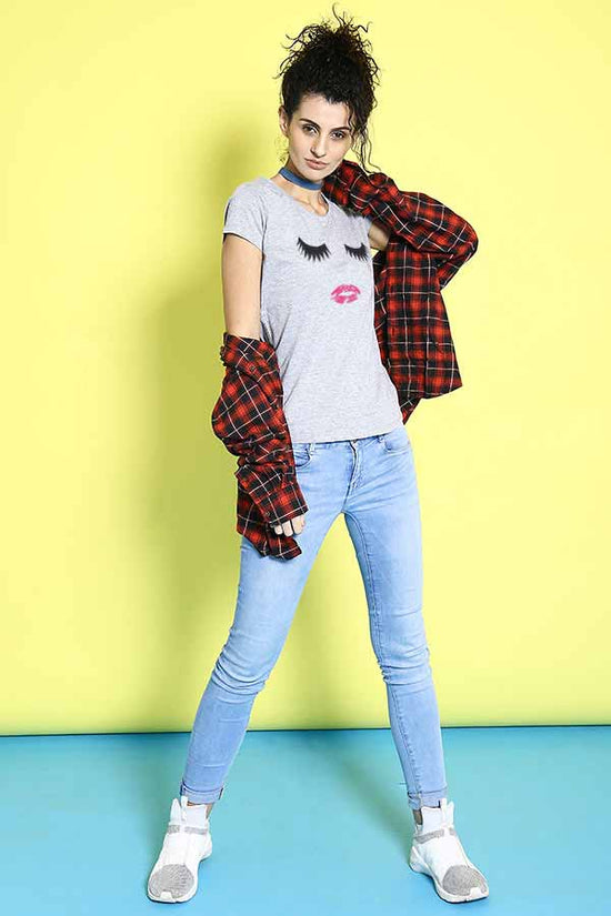 Moustache/Eyelash Couple Tees