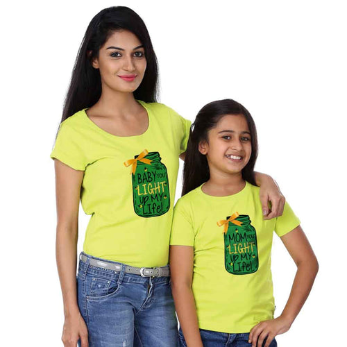 Baby And Mommy Light Up Life Tees