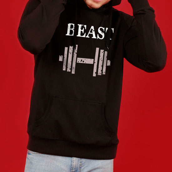 The Beast And His Beauty (Black) Hoodie For Men