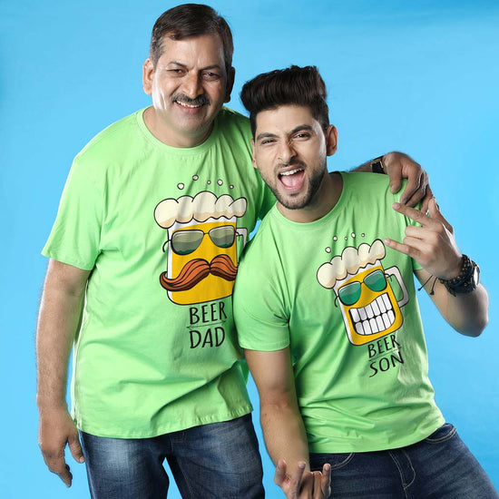 Beer Boys, Dad And Son Matching Adult Tees
