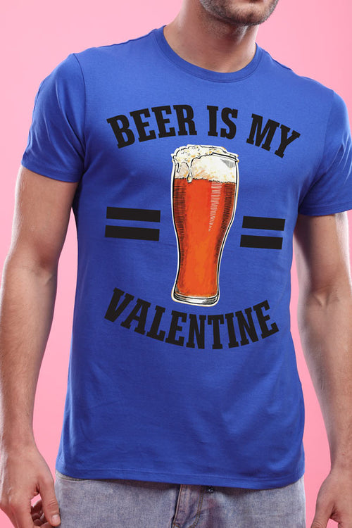 Beer Is Bae! (Blue) ,Matching Couples Valentines Day Tees