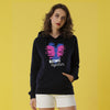 Being Together Black Hoodies For Women