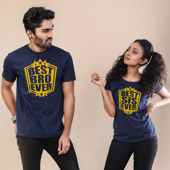 Best Bro And Best Sis Ever Adult Tees