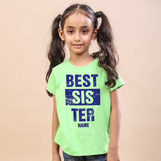 Best Sister, Personalised Tee For Sister