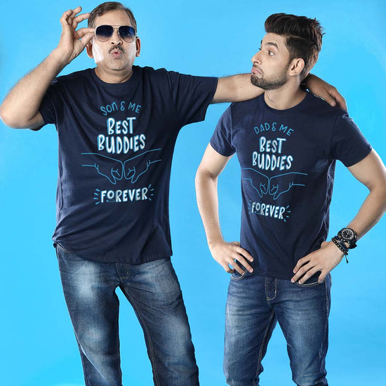 Best Buds, Dad And Son Matching Adult Tees