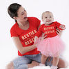 Besties, Matching Tee And Bodysuit For Mom And Baby (Girl)
