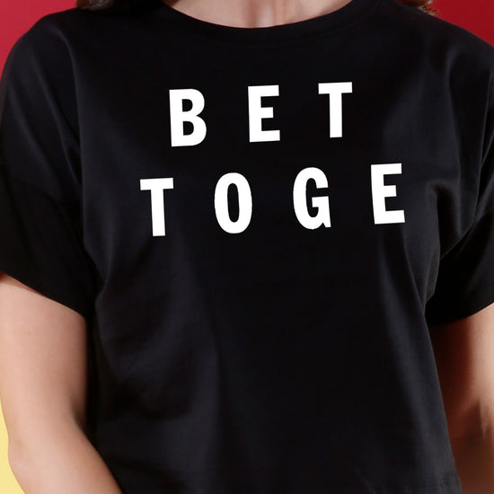 Better Together, Matching Couples Crop Top & Tee