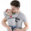 Man/ Little Man, Matching Tee And Bodysuit For Dad And Baby (Boy)