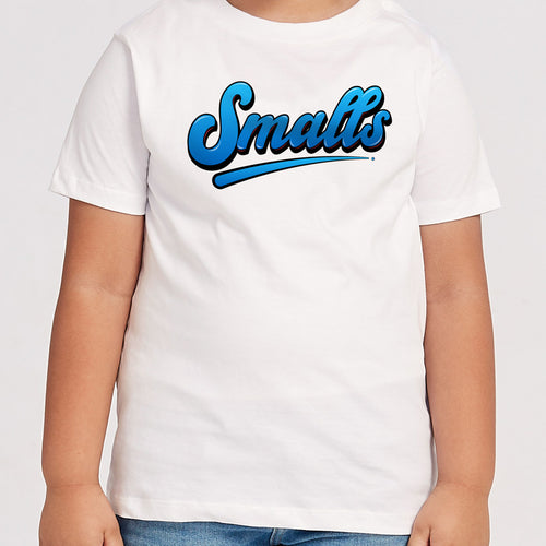 Small And Biggie, Off-White Matching Dad And Son Tees