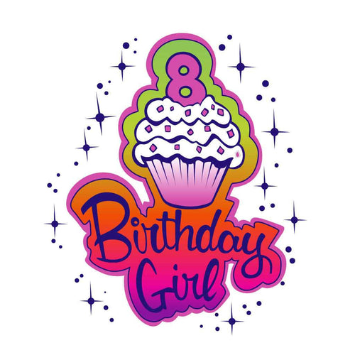 8 Year Girl Birthday Tee