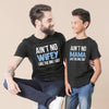 Black Ain't no Wifey Father-Son Tees