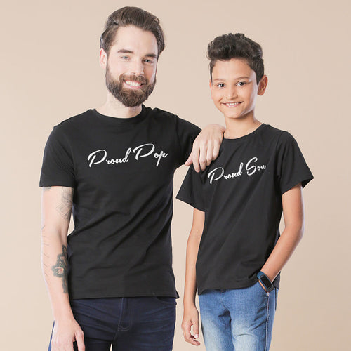 Proud Pop & Son Matching Tshirts