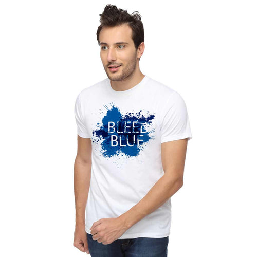 White Bleed Blue Dad And Son Tshirt