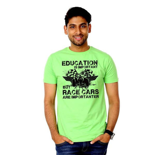Education is Important but race cars are Importanter Tees