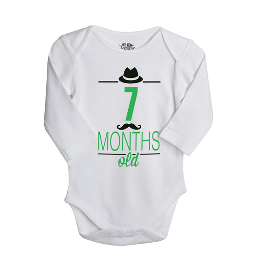 My 7th-9th Month, Set Of 3 Assorted Bodysuits For The Baby