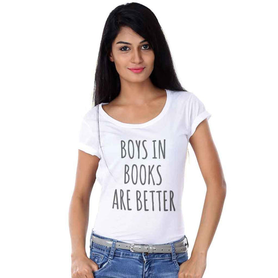 Boys In Books Are Better Valentines Tees