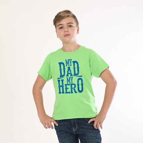 Heroes In Green Dad And Sons' Matching Tees For Kid Son