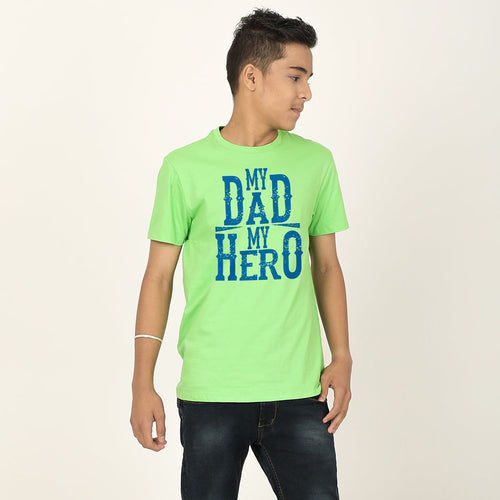 Heroes In Green Dad And Sons' Matching Tees
