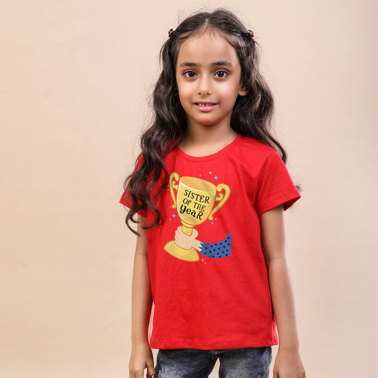 Sister Of The Year,Tees For Girl