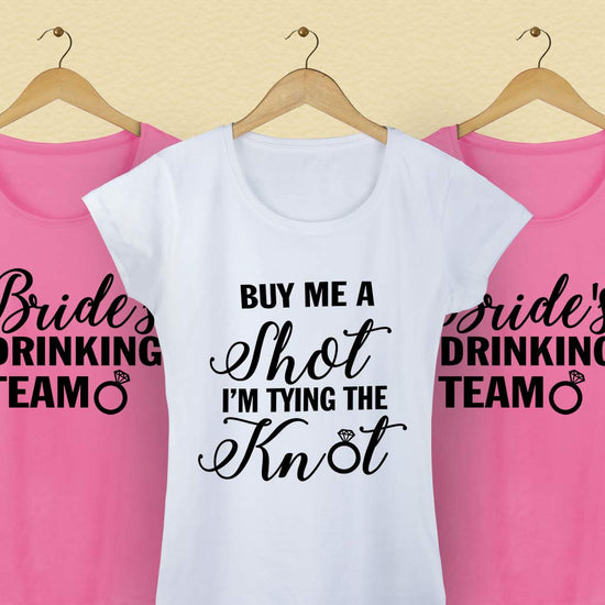 Buy Me A Shot I am Tying The Knot Tees