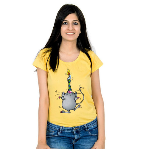 Birthday Candle Tee For Women