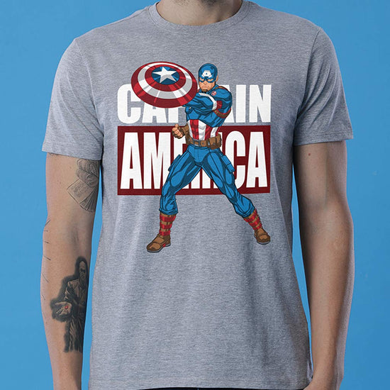 Captain America Always, Matching Marvel Tees For Dad/Son