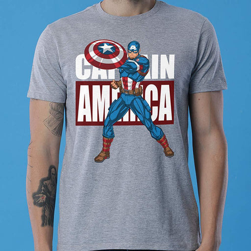 Captain America Always, Marvel Tee For Men