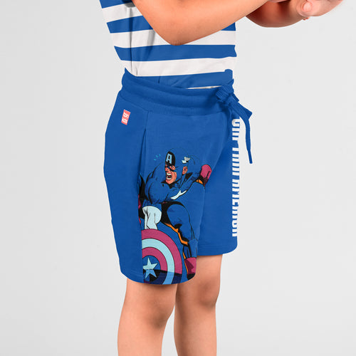Capt America Boy’s Shorts Co-Ords