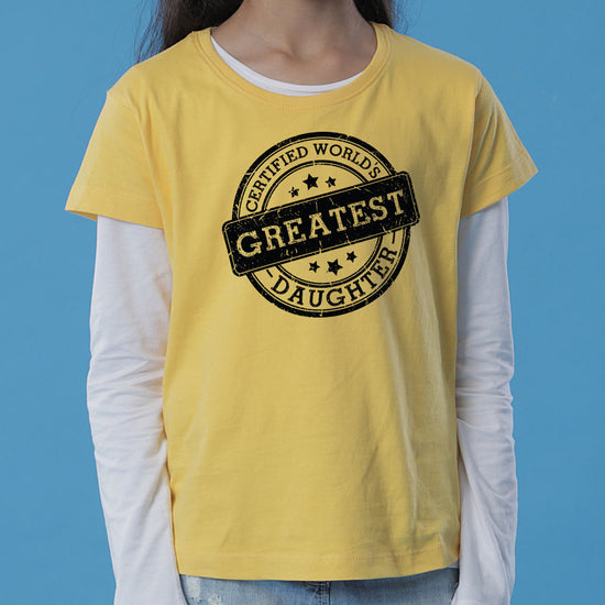 Certified Greatest Daughter/Certified Greatest Mother Tees