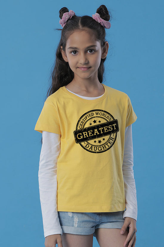 Certified Greatest Daughter/Certified Greatest Mother Tees