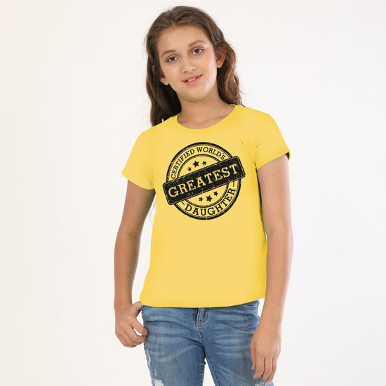 Officially Certified Dad And Daughter Matching Adult Tees For Daughter