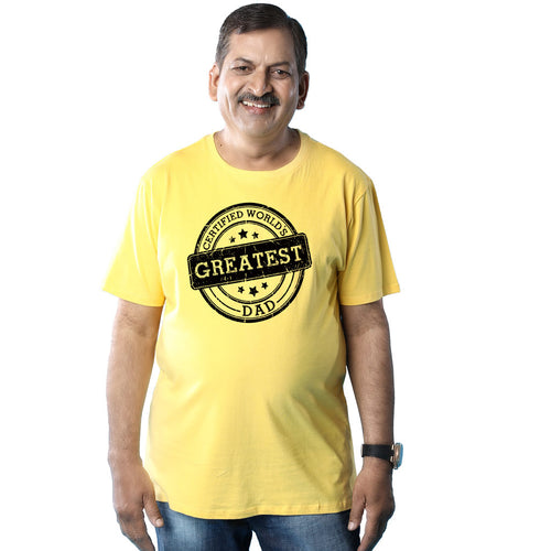 Certified World’s Greatest Dad, Tee For Dad