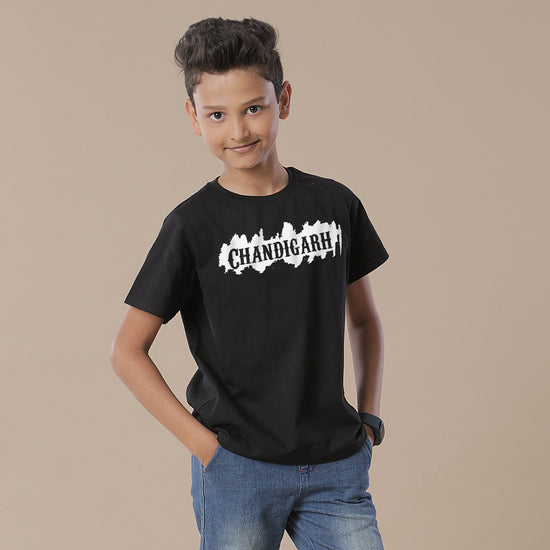 Chandigargh, Matching Punjabi Tees For Son