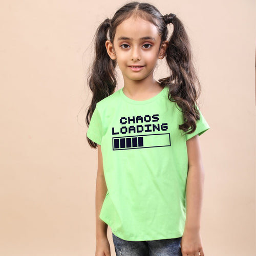 Chaos Loading , Matching Sibling Tees For Girl