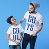 Cool Guy Dad And Son White Tee