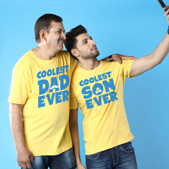 Coolest Boys Dad And Son Matching Adult Tees