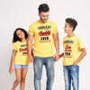 Coolest Ever, Matching Dad, Daughter and Son Tees