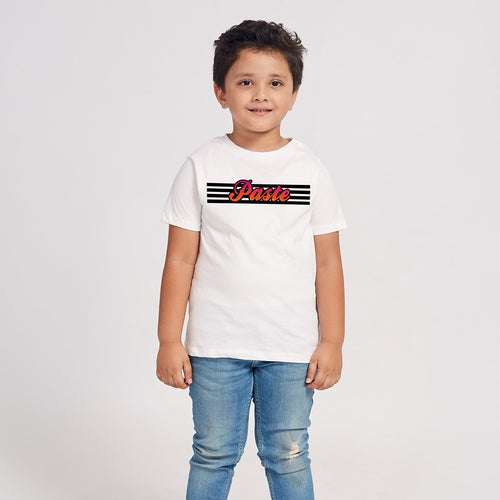 Stripped Copy/Paste, Off-White Matching Dad And Son Tees