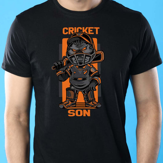 Cricket Boys, Dad And Son Matching Adult Tees