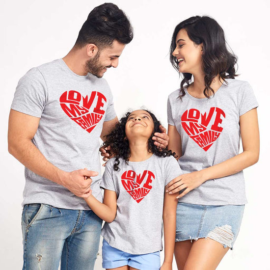 Love My Family Matching Tees