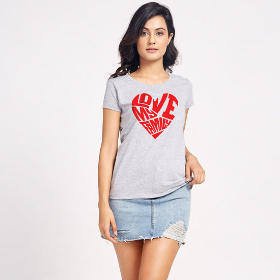 Love My Family Matching Tees For Women