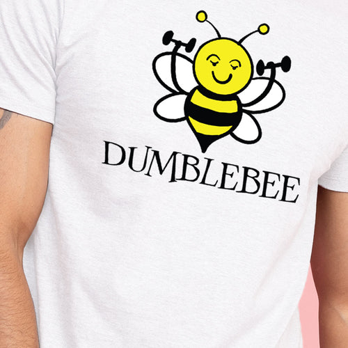 Dumblebee/Bumblebee Matching Tees For Couples