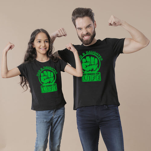 Best Friends For Life, Dad & Daughter Marvel Matching Tees