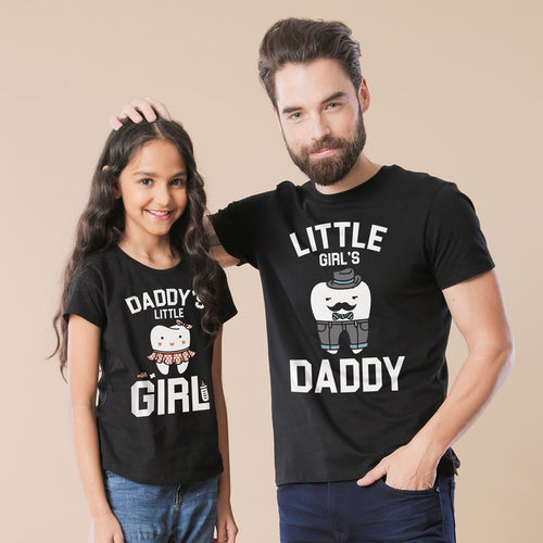 Daddy's Little Girl Father And Daughter Tees