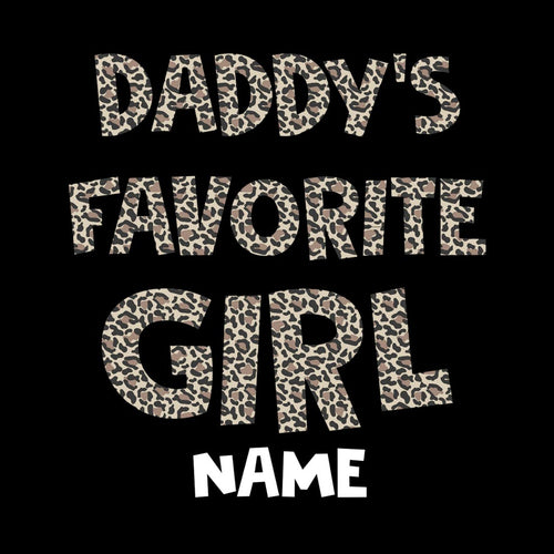 Daddy's Favorite Girl,Personalized Bodysuit For Baby
